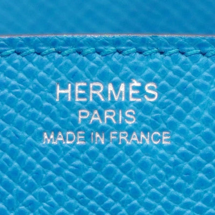 Hermes Birkin 25 Epsom Leather Bleu Frida with Palladium Hardware "Unworn"