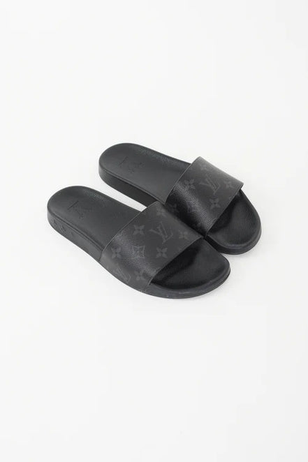 Louis Vuitton Monogram Sliders Size 8 “Never Owned”
