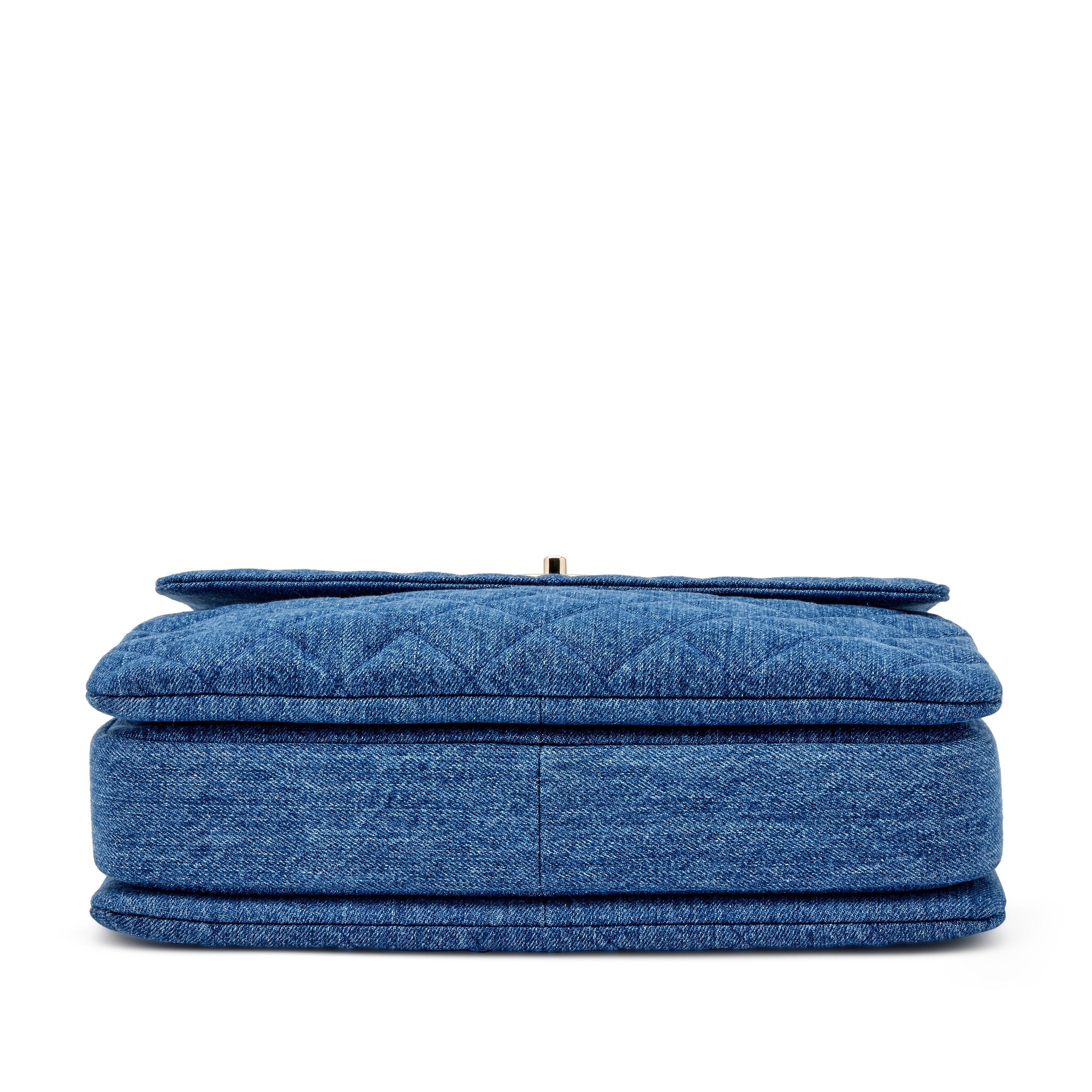 Chanel Trendy Top Handle Quilted Denim Bag 