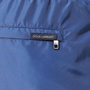 Dolce & Gabbana Milano Crown Logo Blue Swim Shorts (Pre-Loved)