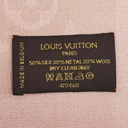 Louis Vuitton Monogram Shine Shawl Rose Gold / Beige 