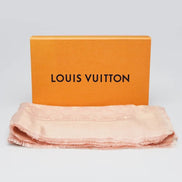Louis Vuitton Monogram Shine Shawl Rose Gold / Beige 