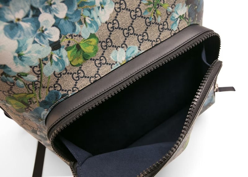 Gucci GG Blooms Floral Backpack Blue (Pre-Loved)