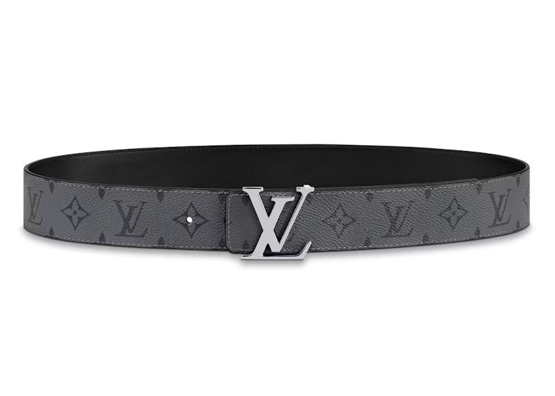 Louis Vuitton Monogram Eclipse LV Initiales Reversible Belt 