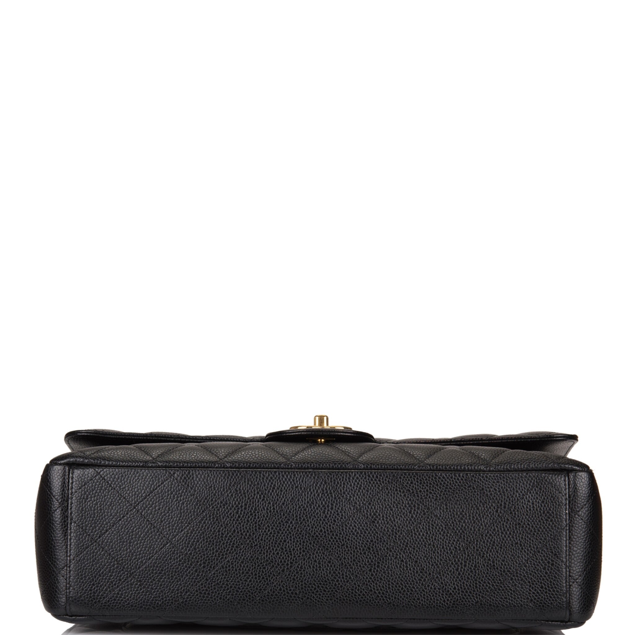 Chanel Maxi Classic Single Flap Black Caviar GHW 