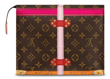 Louis Vuitton Pochette Voyage MM Monogram Trunk Print (Pre-Loved)