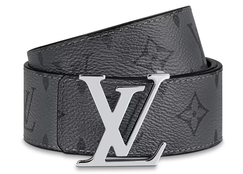 Louis Vuitton Monogram Eclipse LV Initiales Reversible Belt 