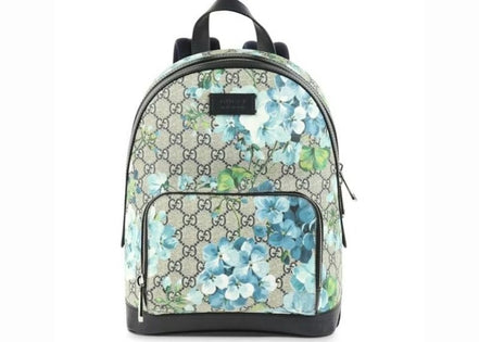 Gucci GG Blooms Floral Backpack Blue (Pre-Loved)
