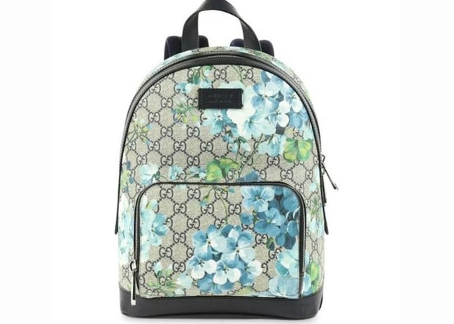 Gucci GG Blooms Floral Backpack Blue (Pre-Loved)