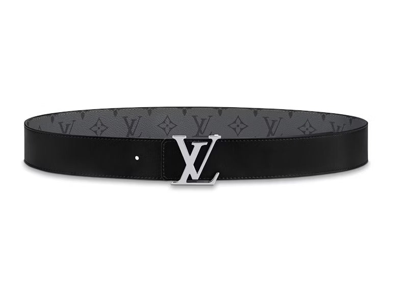Louis Vuitton Monogram Eclipse LV Initiales Reversible Belt 