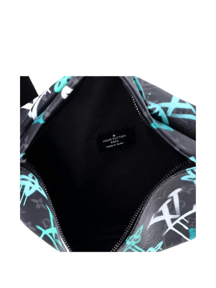 Louis Vuitton Monogram Eclipse Flash "Graffiti" Bumbag (Pre-Loved)