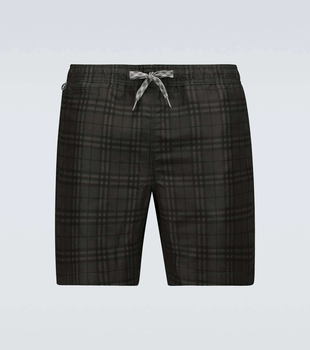 Burberry Tonal Charcoal Check Swim Shorts (Pre-Loved)