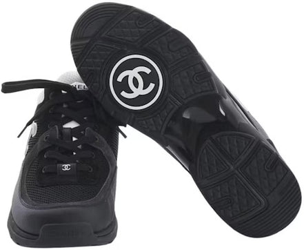 Chanel Black and White Runner Sneakers "Unworn"