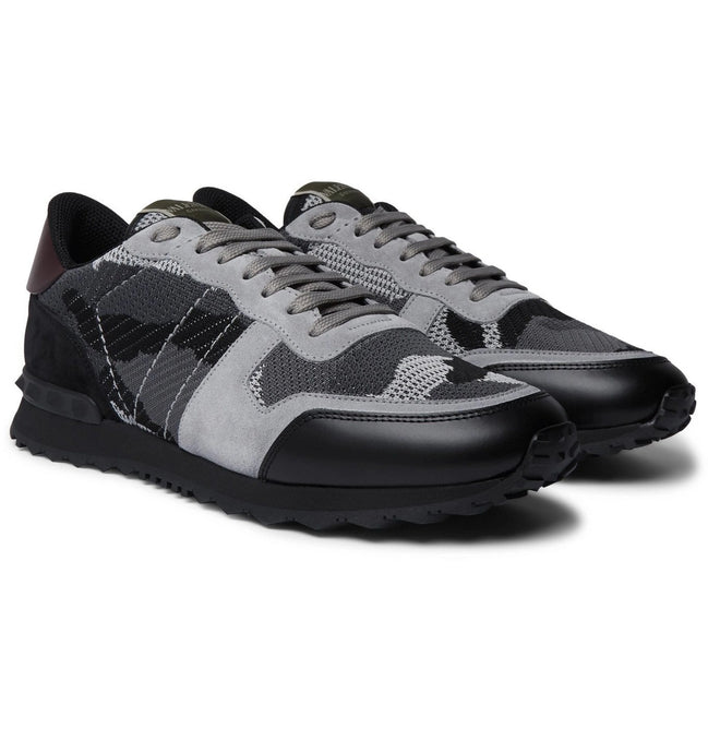 Valentino Garavani Rockrunner Camouflage Sneakers (Pre-Loved)