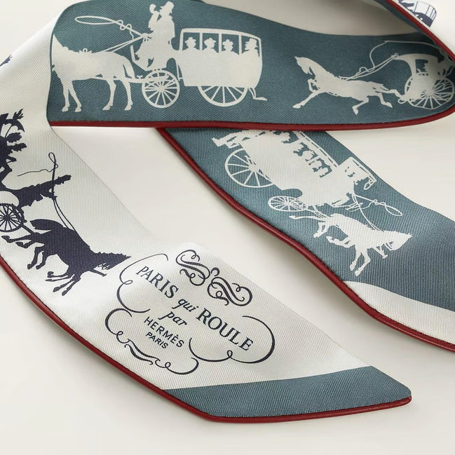 Hermès Rare Leather Trim Twilly “Never Owned”