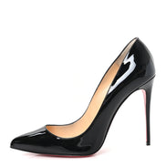Christian Louboutin Black Calf Leather Kate 100 Pumps 