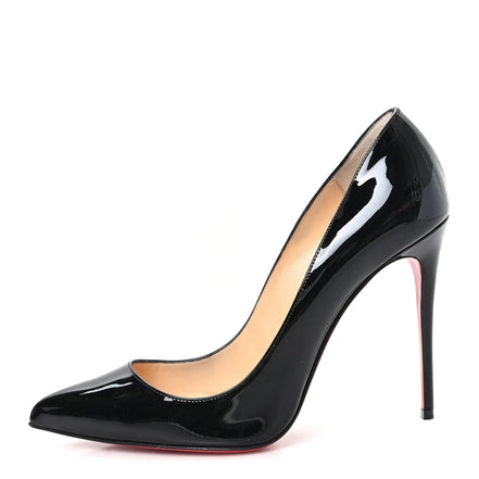 Christian Louboutin Black Calf Leather Kate 100 Pumps "Unworn"