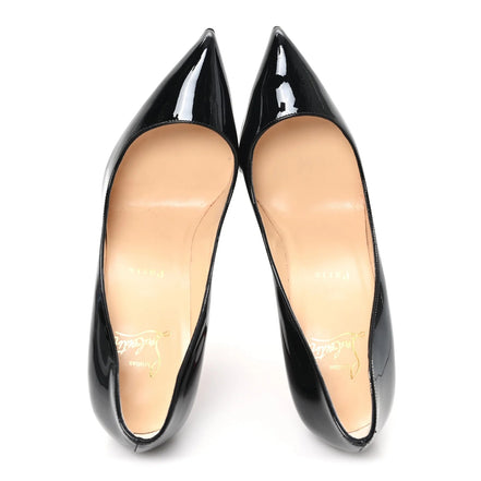 Christian Louboutin Black Calf Leather Kate 100 Pumps "Unworn"