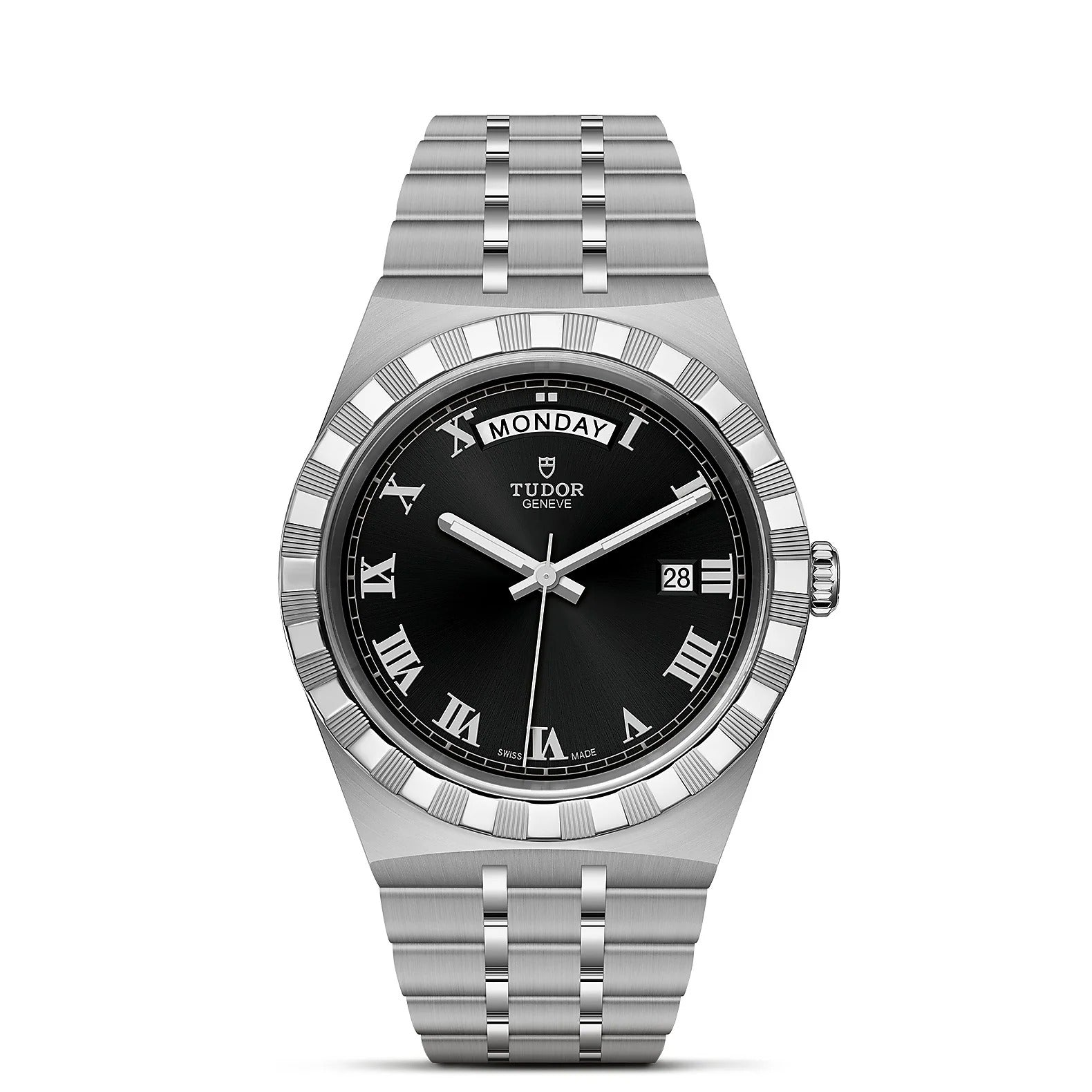 Tudor Royal Day-Date 41mm Black Roman Dial 