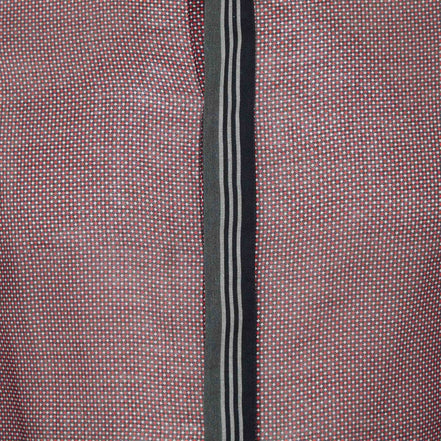 Dolce & Gabbana Burgundy Micro-Dot Contrast Trim Shirt (Pre-Loved)