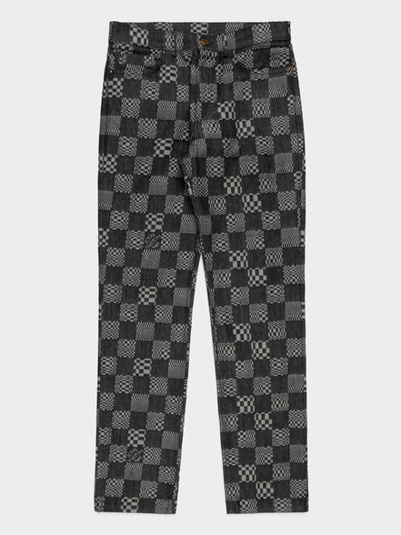 Louis Vuitton Damier Denim Jeans "Unworn"