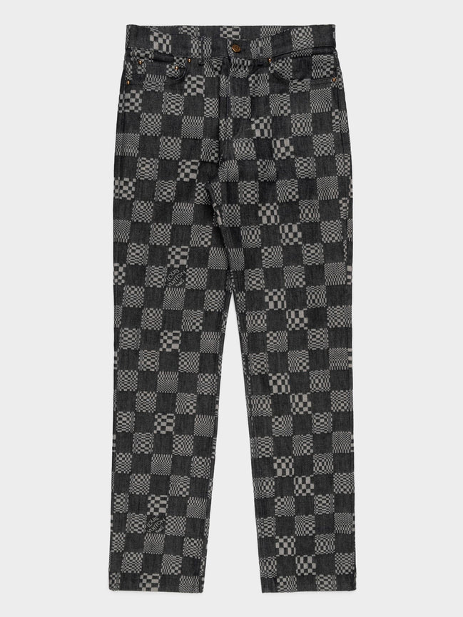 Louis Vuitton Damier Denim Jeans "Unworn"