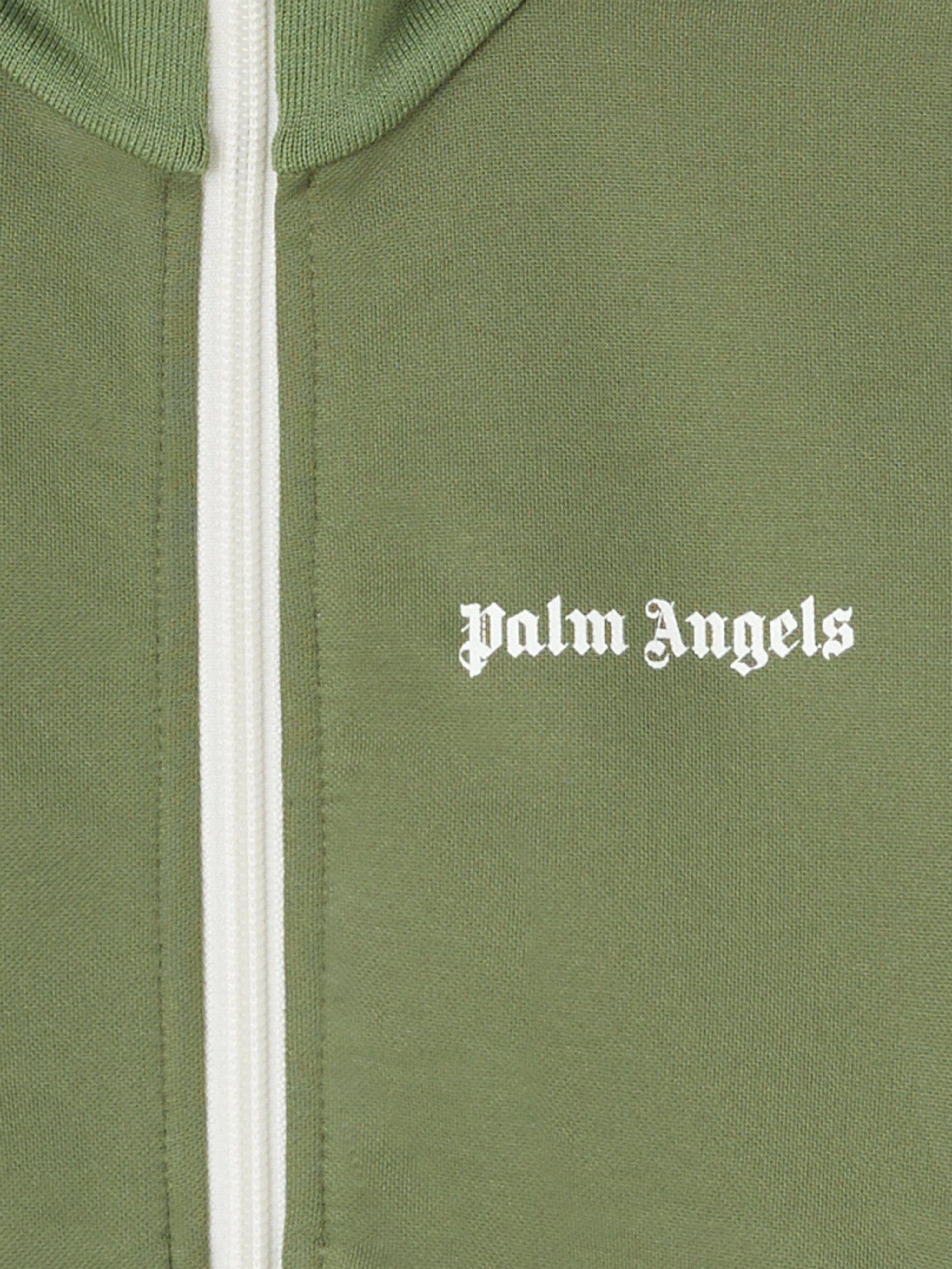 Palm Angels Classic Track Jacket Green/Off-White (Pre-Loved)