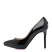 Christian Louboutin Black Calf Leather Kate 100 Pumps 