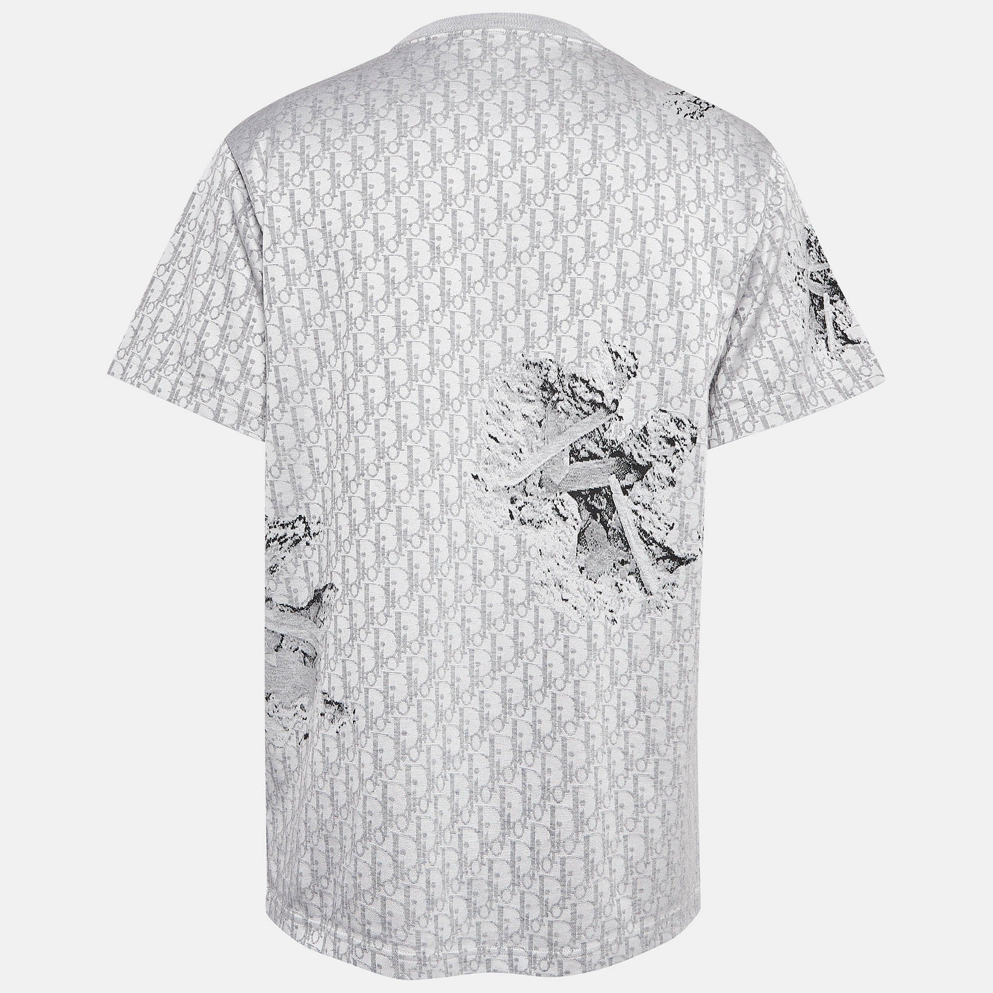 Dior x Daniel Arsham Eroded Oblique T-Shirt (Pre-loved)
