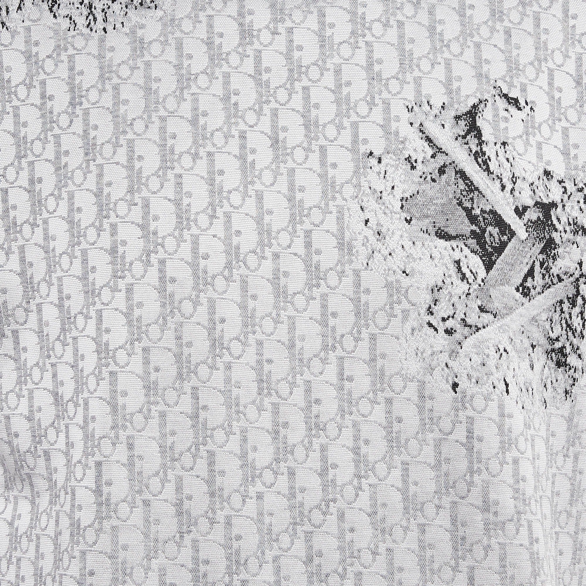 Dior x Daniel Arsham Eroded Oblique T-Shirt (Pre-loved)