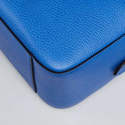 Gucci Tiger Painted Blue Leather Top Handle Bag (Pre-Loved)