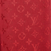 Louis Vuitton Red Monogram Silk/Wool Pomme d'amour Scarf 