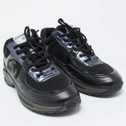 Chanel Black Mesh & Suede CC Trainers 