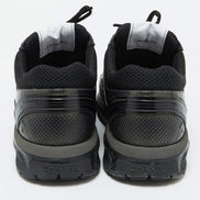 Chanel Black Mesh & Suede CC Trainers 