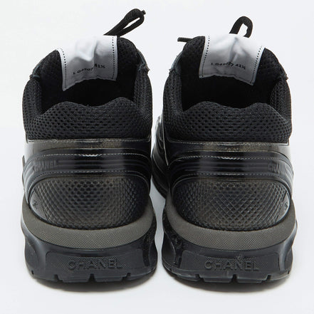 Chanel Black Mesh & Suede CC Trainers "Unworn"