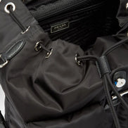 Prada Grey Re-Nylon Backpack with Pouch 