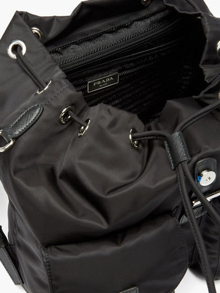 Prada Grey Re-Nylon Backpack with Pouch "Unworn"