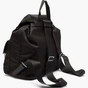 Prada Grey Re-Nylon Backpack with Pouch 