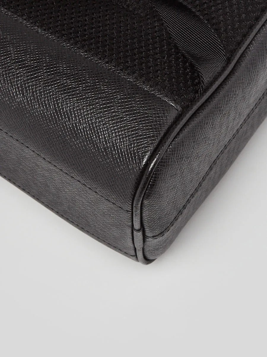 Louis Vuitton Black Taiga Leather Anton Backpack 