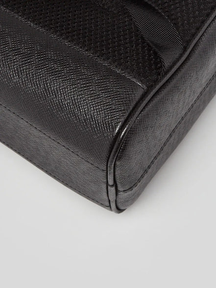 Louis Vuitton Black Taiga Leather Anton Backpack "Unworn"
