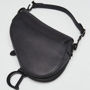 Dior Ultra-Matte Grained Calfskin Saddle Shoulder Bag 