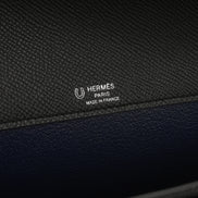Hermès Navy Blue Kelly Dépêches 25 Pouch 