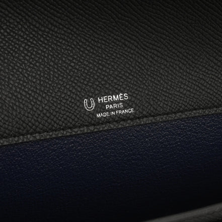 Hermès Navy Blue Kelly Dépêches 25 Pouch "Unworn"