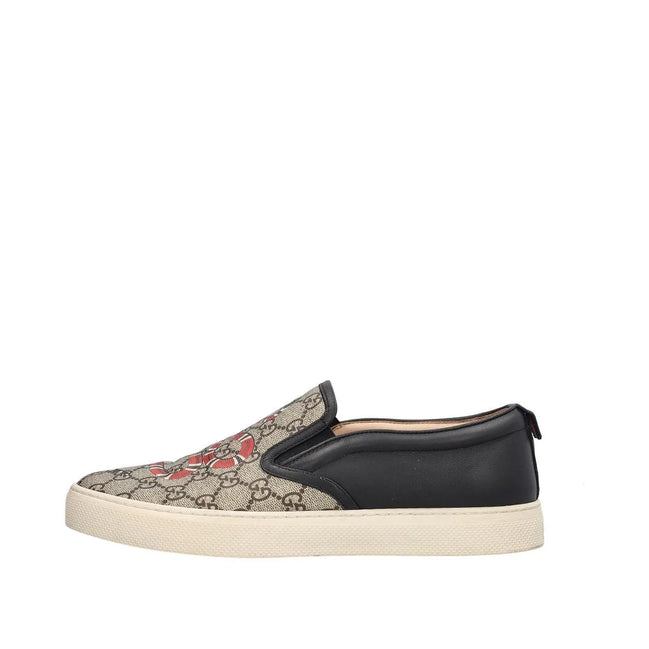 Gucci Black Snake Dublin Slip-On Sneakers "Unworn"
