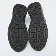 Chanel Black Mesh & Suede CC Trainers 