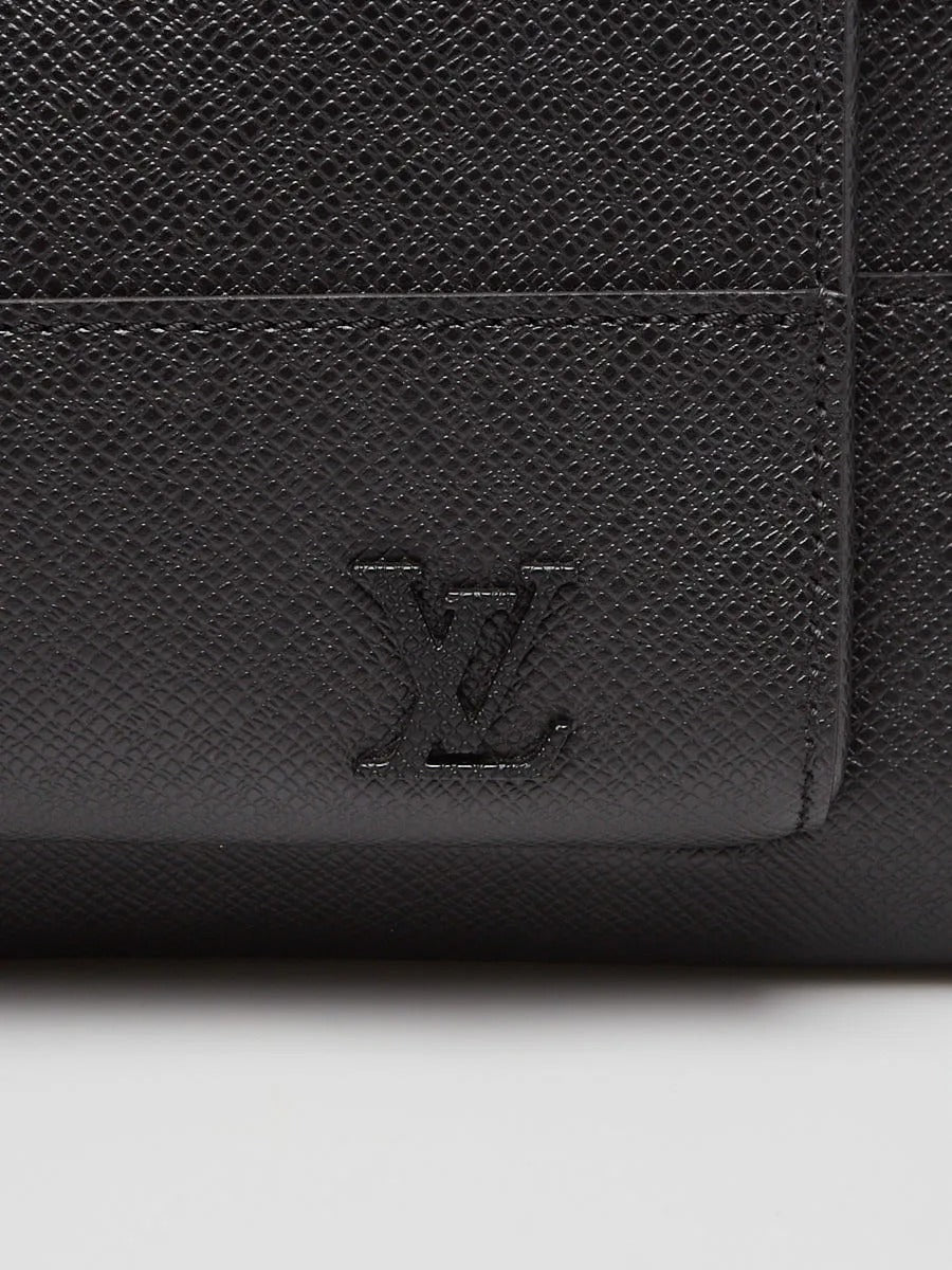 Louis Vuitton Black Taiga Leather Anton Backpack 