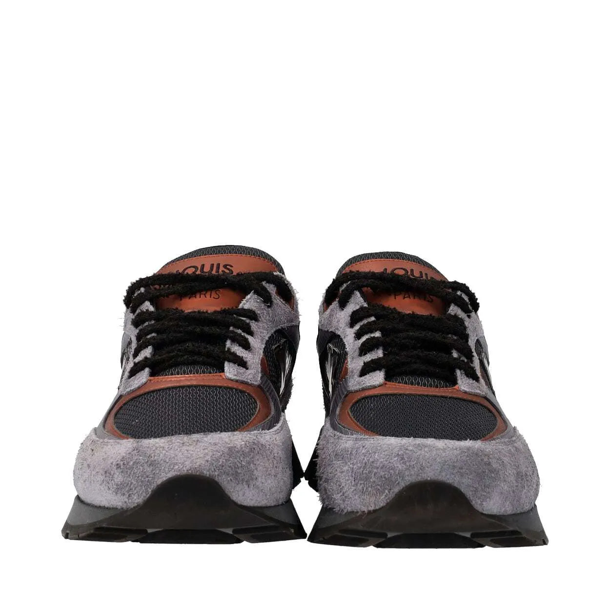 Louis Vuitton Run Away Trainers Grey & Metallic 