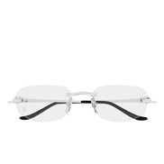 Silver Cartier 3D Panthère Glasses 