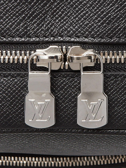 Louis Vuitton Black Taiga Leather Anton Backpack "Unworn"