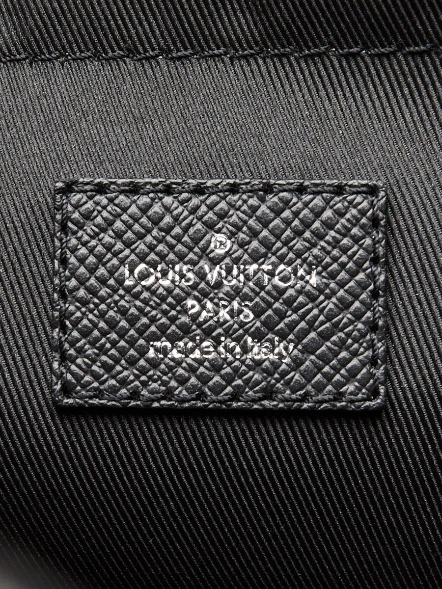 Louis Vuitton Taigarama Outdoor Messenger Black Crossbody Bag 